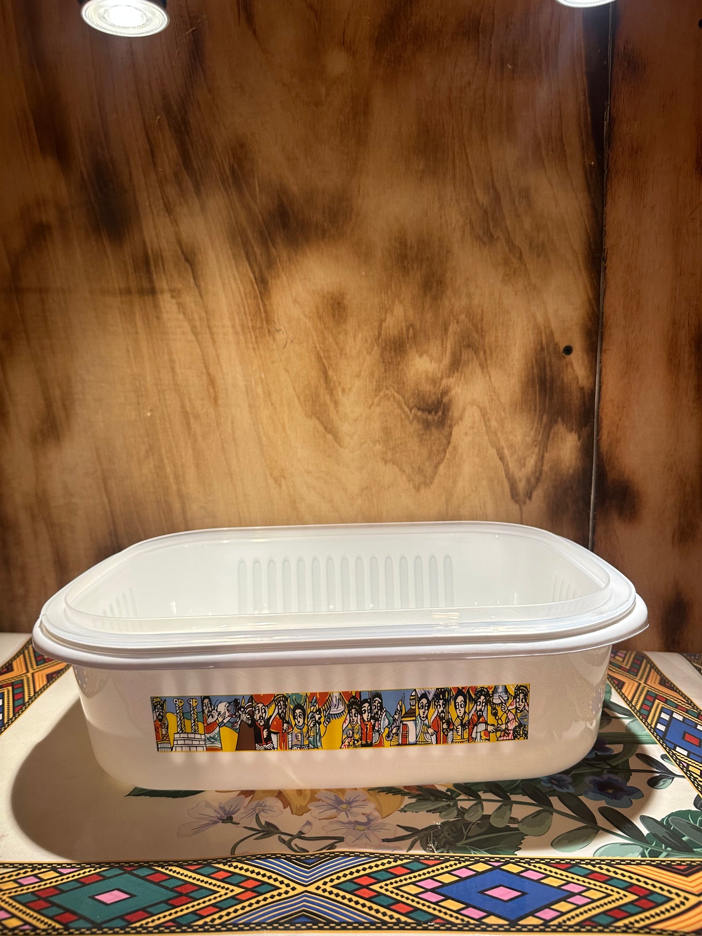 Ethiopian injera and bread storage
