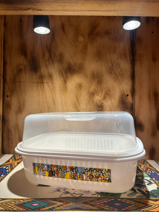 Ethiopian injera and bread storage
