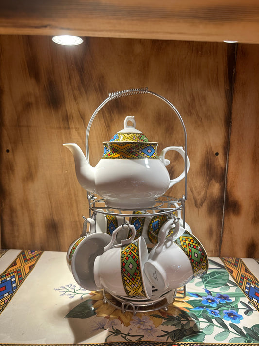 Ethiopian 15 pcs tea set