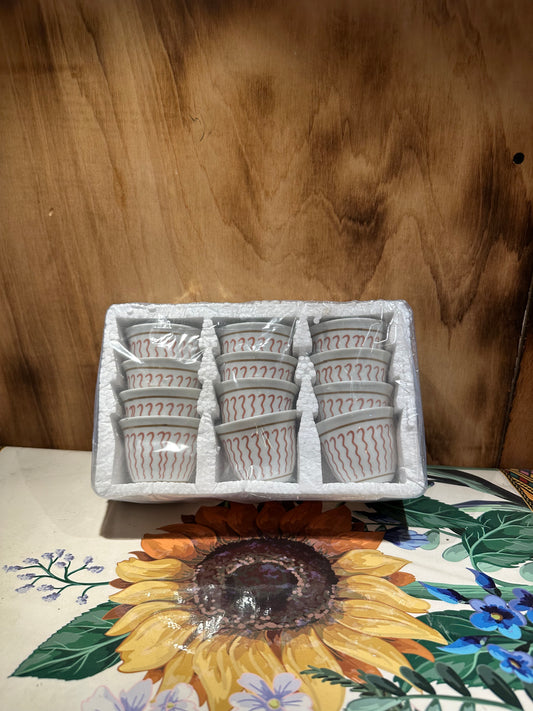 Ethiopian coffee cups 12 pcs