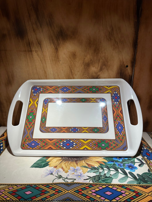 Ethiopian traditional  food tray